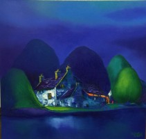 Dao Hai Phong, Peaceful Night - ArtOfHanoi.com