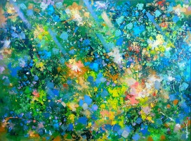 Nguyen Quang Tuan, Sunlight in the Garden - ArtOfHanoi.com