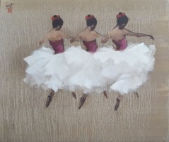 Nguyen Thanh Binh, The Dancers - ArtOfHanoi.com