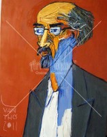 Van Tho ,  An Old Doctor - ArtOfHanoi.com