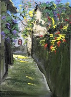 Minh Duc, Flowery Alley - ArtOfHanoi.com