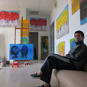 Xuan Khanh, On Schoolyard - ArtOfHanoi.com